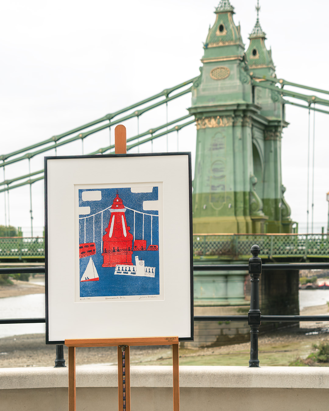 Julian Trevelyan R.A. (British, 1910-1988) Hammersmith Bridge [Turner 255]